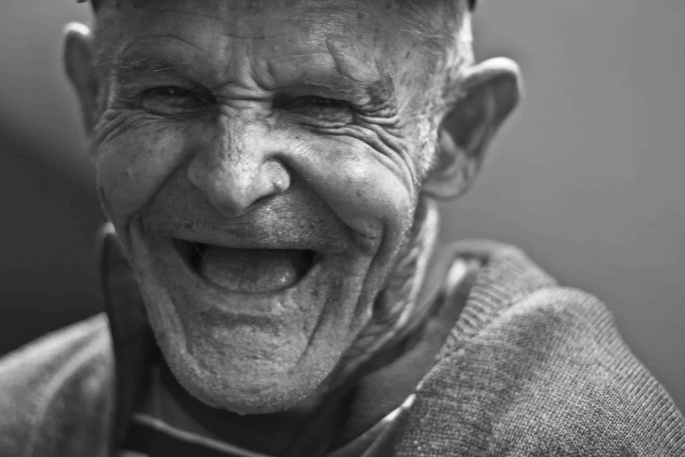 lonely old man